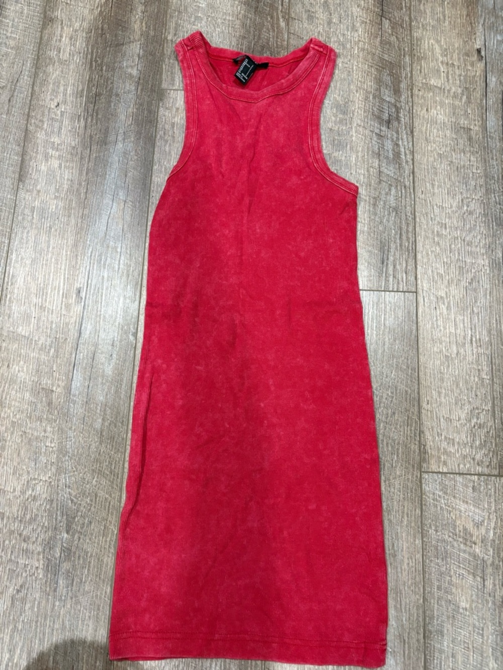 Sleeveless Red Tank Dress